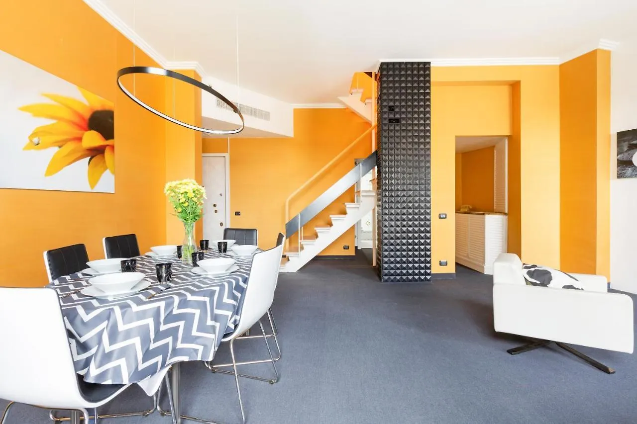 Luxury Terrace Loft Brera Heart Apartman Milánó